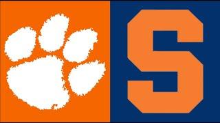 2021 College Football Clemson vs. Syracuse Full Game