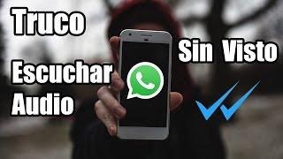 Truco Cómo escuchar un audio de Whatsapp sin abrir el mensaje