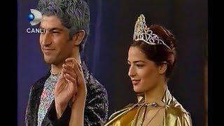 Miss Turkey 98 2.Güzeli Asuman Krause tacını giyiyor Kenan İmirzalıoğlu bonuslu 9 Mart 1998