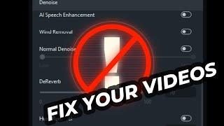 FIX YOUR VIDEO NOISE ISSUES With Filmora 12