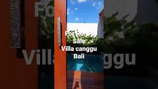 for salerent villa Canggu Bali jual 25M sewa 160jtthn