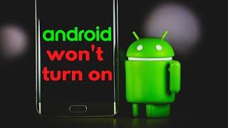 How to Fix Android Won’t Turn on  Suddenly Turn off Black Screen Not Turning on or Charge etc.