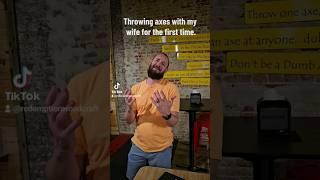 Dont Cross Her #woodworking #datenight #axethrowing