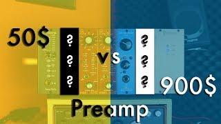 50$ vs. 900$ Preamp Are expensive preamps really worth it?  BLIND TEST