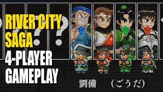 River City Saga Three Kingdoms - New 4 player co-op mode gameplay