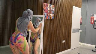 4K Body Art Housewife Try-On Haul  How To Clean a Mirror? Cleaning Transparent Clothes Sara Black