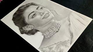 Rashmika Mandanna Drawing  TIMELAPSE