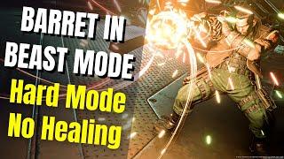 How to play Barret like a BOSS Hard ModeNo Healing  Final Fantasy VII Remake