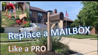 QUICK REMOVAL HACK Replace a MAILBOX and POST like a PRO