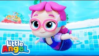 Jill Swims like a Mermaid - Full Episode  Little Angel  Kids TV Shows Full Episodes
