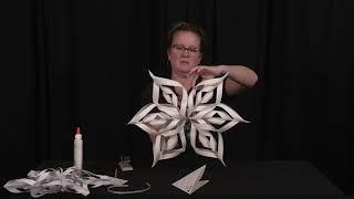 Ms. Karla Young Christmas Arts and Crafts 3D Snowflake