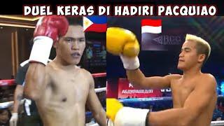 Saling GanasJual Beli Pukul Petinju Indonesia Vs Petinju Filipina Di Hadiri Pacquiao