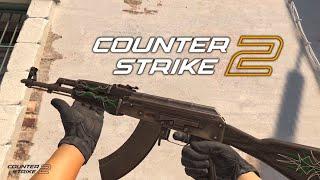 AK-47 Emerald Pinstripe CS2 Skin  4K60FPS Showcase & Gameplay