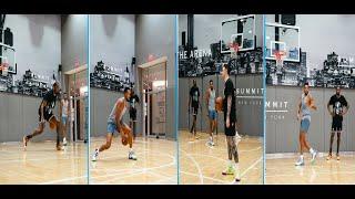 KEVIN DURANT & CJ MCCOLLUM WORKING TOGETHER IN THE LATEST OFF SEASON WORKOUT  WITH cbrickley603