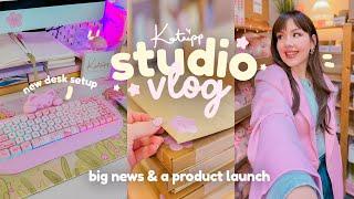 STUDIO VLOG  Im back with very big news for my small biz & doing a shop launch in less than 24 hrs