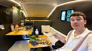 Self Built Japanese Kei Truck Camper  Car Camping & Cooking Hibachi