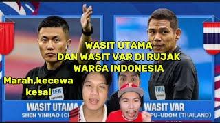 Wasit utama dan VAR di rujak warga Indonesia‼️Indonesia U-23 0-2 Uzbekistan U-23