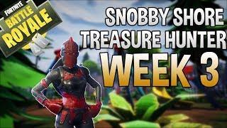 Treasure Hunter Map Snobby Shore - Fortnite Battle Pass Challenge Week 3