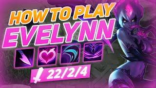 HOW TO PLAY EVELYNN SEASON 10  BEST Build & Runes  Season 10 Evelynn guide  League of Legends