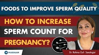 How to Increase Sperm Count for Pregnancy  Diet for Better Sperm Quality
