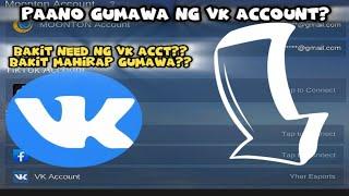 Solved How to Make VK Account  Paano Gumawa ng VK Account at ikonek sa Mobile Legends Account