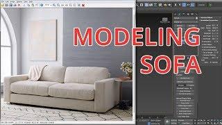 Couch Modeling in 3ds Max Very Detailed