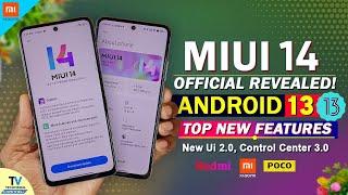 MIUI 14 New Android 13 Update Revealed  MIUI 14 Control Center  MIUI 14 Features  MIUI 14 Update