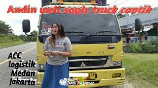 Andin well sopir truck cantikACC logistik