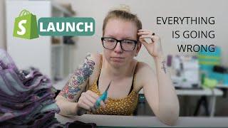 Shopify Launch Stress  Etsy Shop Vlog Ep. 12  Type Nine Studio