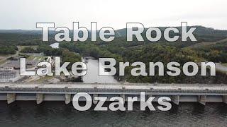 Drone Lake Branson Missouri  Ozarks  Table Rock