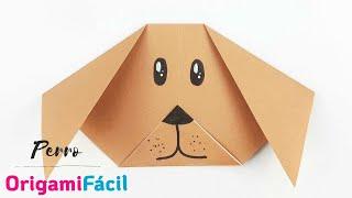  Cómo hacer un PERRO de papel fácil y rápido de origami