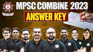 MPSC COMBINE ANSWER KEY 2023  MPSC Combine Prelims Question Paper Analysis 2023  MPSC WALLAH
