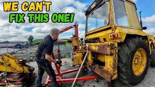 The BIGGEST Job Of Them All - But Ive Discovered A MAJOR Problem - MF 50B Backhoe Removal