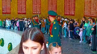 Смена Почётного Караула в Пантеоне Славы Мамаев Курган Волгоград 13 мая 2023 года 1400 часов
