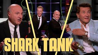 Kevin & Robert Fight For A Deal With Zip String  Shark Tank US  Shark Tank Global