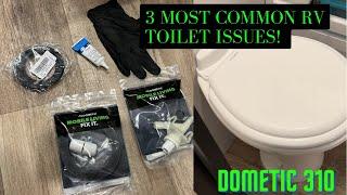 LEAKY Dometic RV Toilet Valve and Seal replacement Do it at once and save tons of time and money