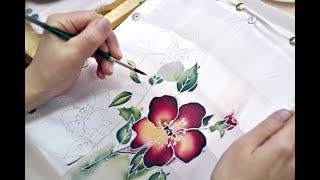 Мастер-класс по росписи ткани в технике «Холодный батик»