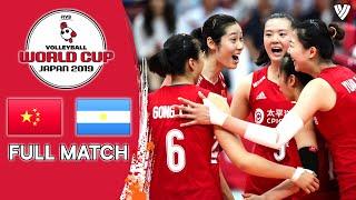 China  Argentina - Full Match  Women’s Volleyball World Cup 2019