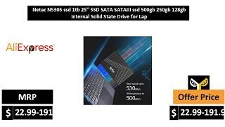 Netac N530S ssd 1tb 25 SSD SATA SATAIII ssd 500gb 250gb 128gb Internal Solid State Drive for Lap