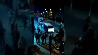 ATAQUE A POLICIA  POR MANIFESTANTES