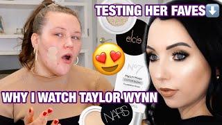 TESTING TAYLOR WYNNS FAVORITE MAKEUP & WHY I WATCH HER