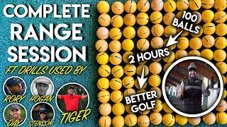 YOUR COMPLETE RANGE SESSION + Drills from Tiger Woods Ben Hogan and Rory McIlroy
