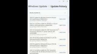 Windows Updates