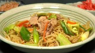 How to Make Yakisoba Noodles Recipe  Cooking with Dog