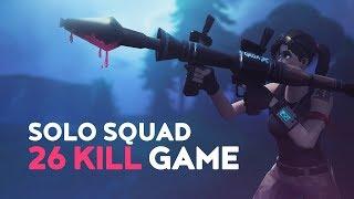 SOLO vs. SQUAD - 26 KILL WIN Fortnite Battle Royale