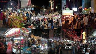Hatyai Night Market Hat Yai Tourism Songkhla Province Southern Thailand Night Market