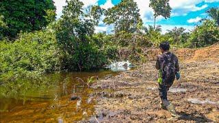 MELEDAK  Casting Toman Danau Pinggir Hutan Sangat Ganas