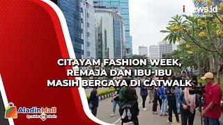 Citayam Fashion Week Remaja dan Ibu-Ibu Masih Bergaya di Catwalk Siang ini