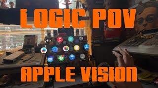 POV Logic Listens to New Single ‘Fear’ on AppleVision Goggles