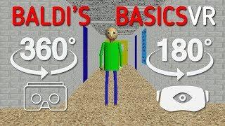  Baldis Basics VR 180 Degree Widescreen Gameplay 